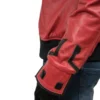 akira kaneda red jacket cuff close-up