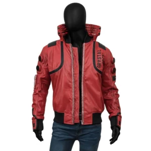 cyberpunk 2077 akira kaneda red leather jacket
