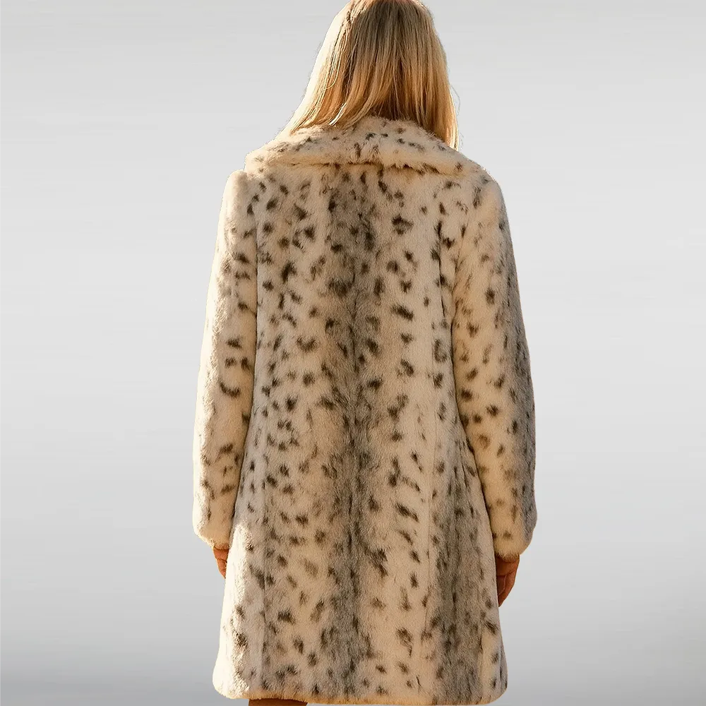 Yellowstone Beth Dutton Snow Lynx Coat - Image 4