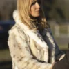 beth dutton yellowstone snow lynx faux fur coat