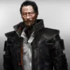 cyberpunk 2077 goro takemura black coat close-up