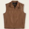 john dutton brown wool vest yellowstone