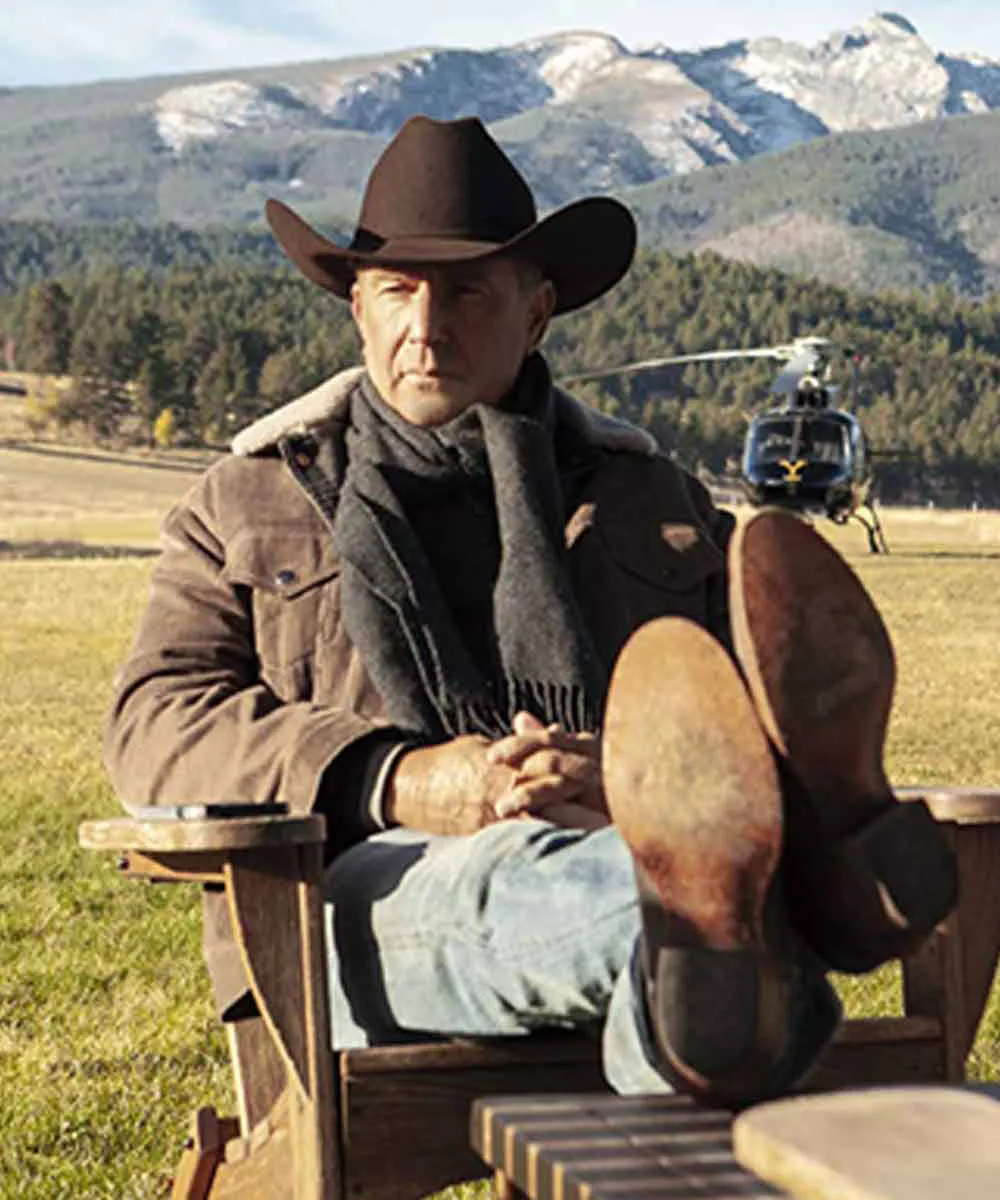 Yellowstone John Dutton Brown Corduroy Jacket - Image 7