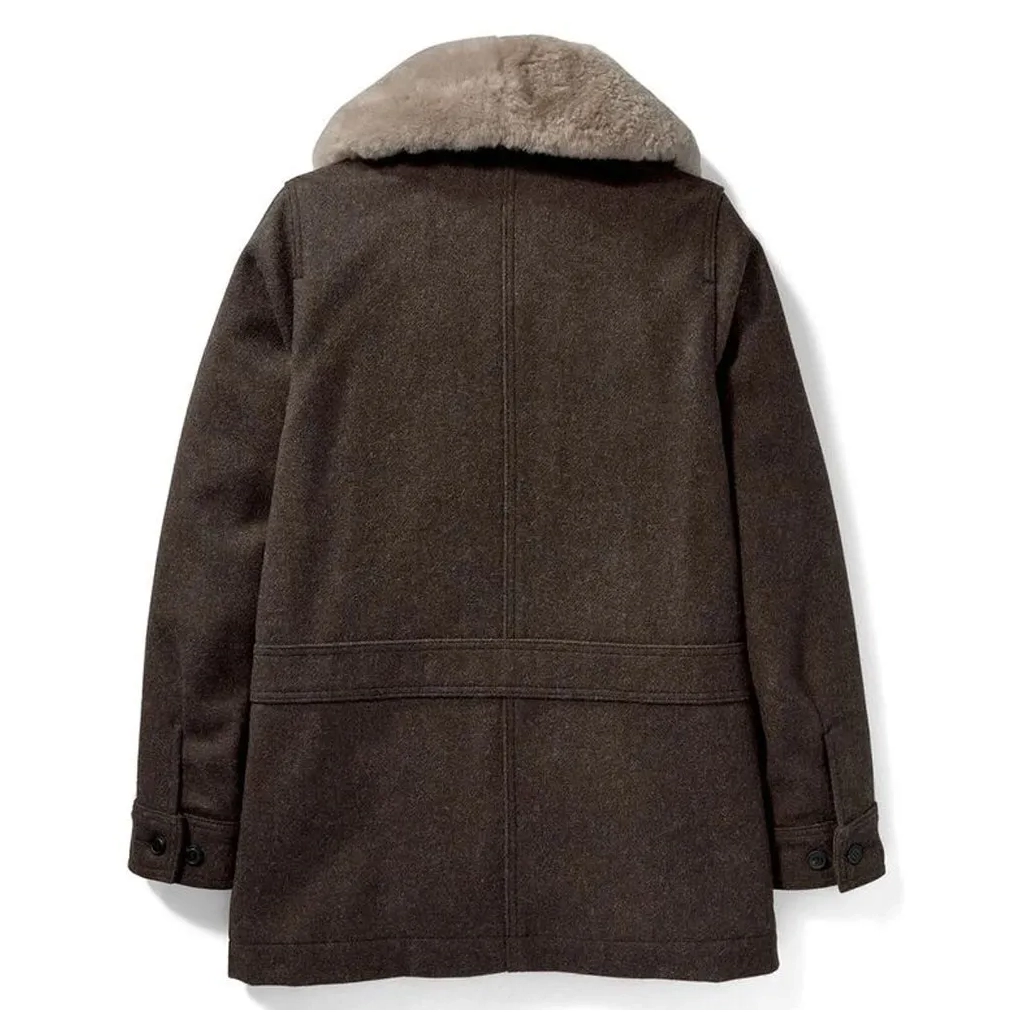 Yellowstone Beth Dutton Brown Shearling Coat - Image 3