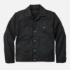 rip wheeler black cotton jacket front look