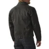 rip wheeler jacket black cotton