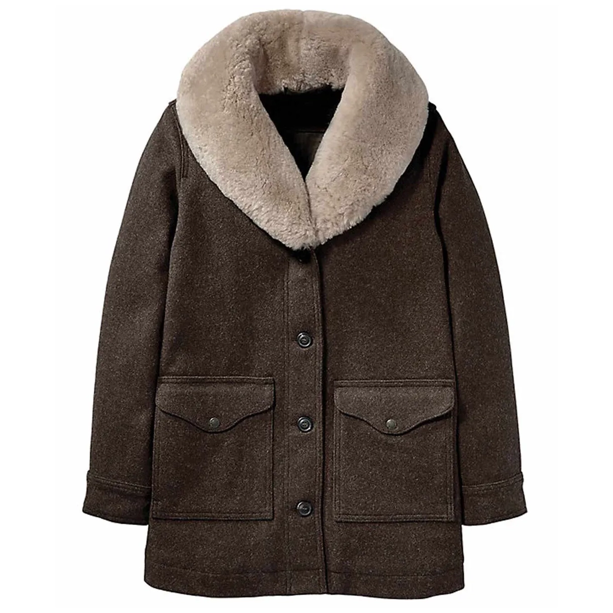 Yellowstone Beth Dutton Brown Shearling Coat