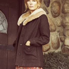 Yellowstone Beth Dutton Brown Shearling Coat
