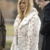 yellowstone beth dutton snow lynx fur coat