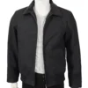yellowstone john dutton black bomber jacket