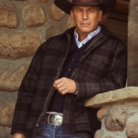 Yellowstone John Dutton Plaid Jacket