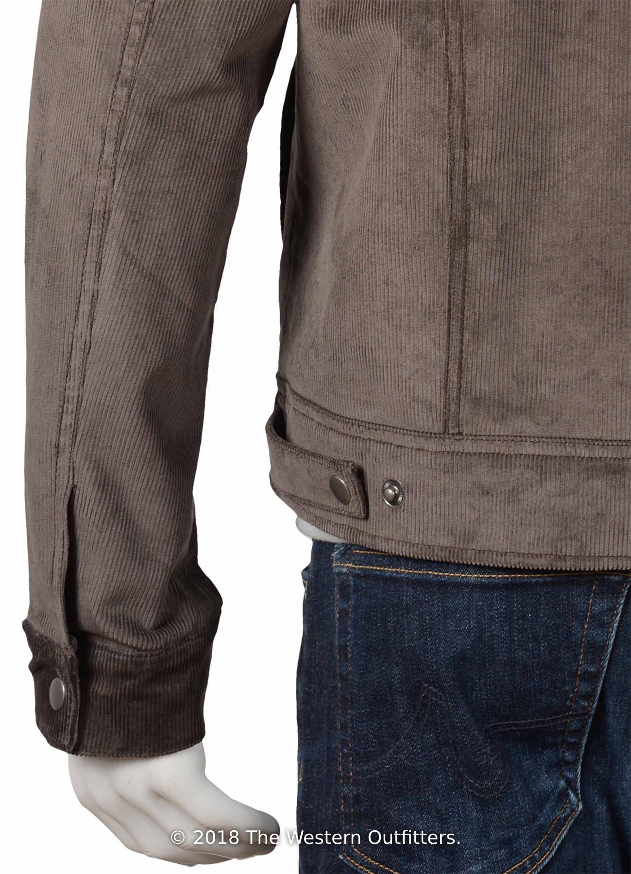 Yellowstone John Dutton Brown Corduroy Jacket - Image 4