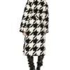Beyond The Gates 2025 Chelsea Hamilton Black White Houndstooth Coat