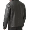 Beyond The Gates 2025 Randy Parker Leather Black Zip Jacket
