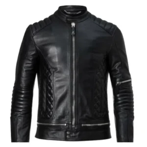 Men's Black Legend Bomber Leather Jacket