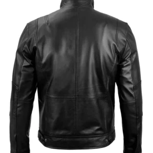 Black Shadow Cruiser Biker Lether Jacket