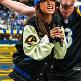 LA Rams Brenda Song Varsity Jacket
