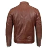 Brown Modern Nomad Biker Leather Jacket