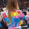 Charlotte Flair SmackDown Cropped Multicolor Jacket