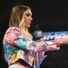 Charlotte Flair SmackDown Multicolor Cropped Jacket
