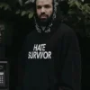 Drake Hate Survivor Black Hoodie 510x600 1