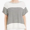 Fixer To Fabulous S07 Jenny Marrs White Black Striped Shirt