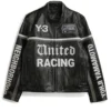Jude Bellingham World Cup Shoot Y 3 NBHD Black Leather Racer Jacket