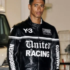 Jude Bellingham Y-3 NBHD Leather Racer Jacket