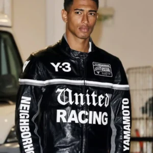 Jude Bellingham Y-3 NBHD Leather Racer Jacket