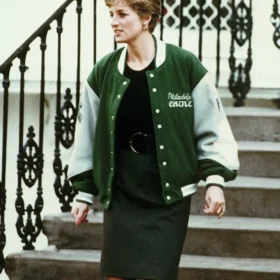 Philadelphia Eagles Princess Diana Green Varsity Jacket
