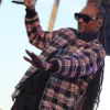 Snoop Dogg 12th Annual TDE Christmas Concert Toy Drive Plaid Jacket