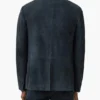 The Today Show 2025 Neil Patrick Harris Suede Navy Blue Blazer