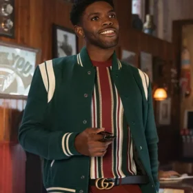 Tom Swift Tian Richards Teddy Varsity Jacket