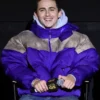 Timothee Chalamet Marty Supreme BAFTA Screening 2025 Puffer Hooded Jacket