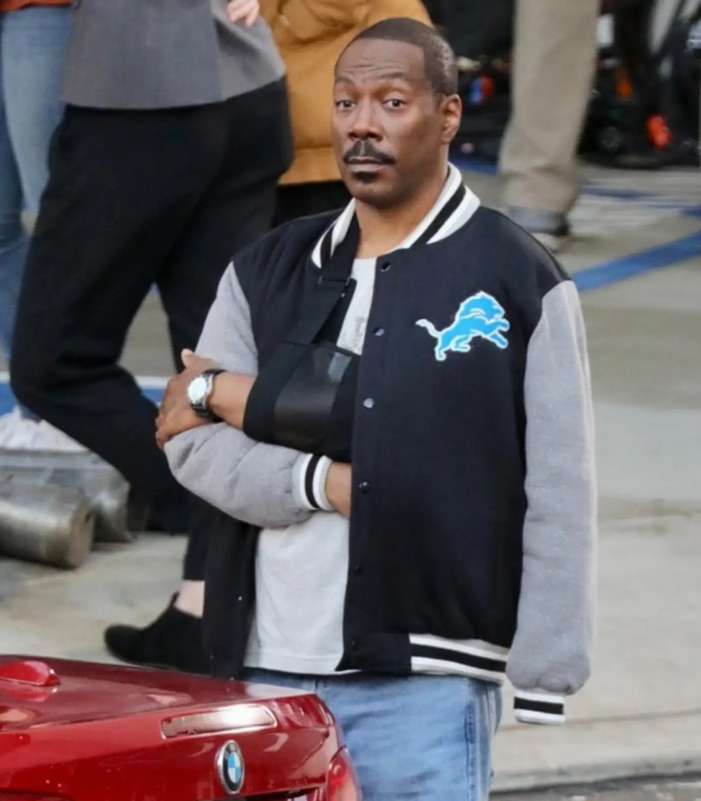 Beverly Hills Cop 4 Eddie Murphy Detroit Lions Jacket - Image 4