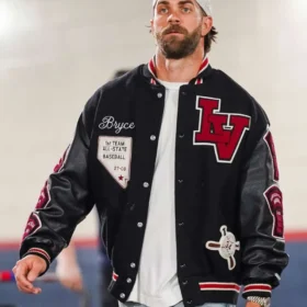 Las Vegas High School Bryce Harper Letterman Jacket