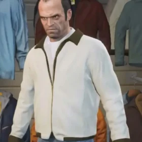 GTA V Scorpion Bomber White Jacket