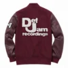 house party snoop dogg bomber maroon jacket