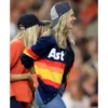 kate upon astros blue sweater