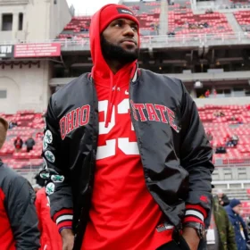 Ohio State Buckeyes Lebron James Satin Jacket