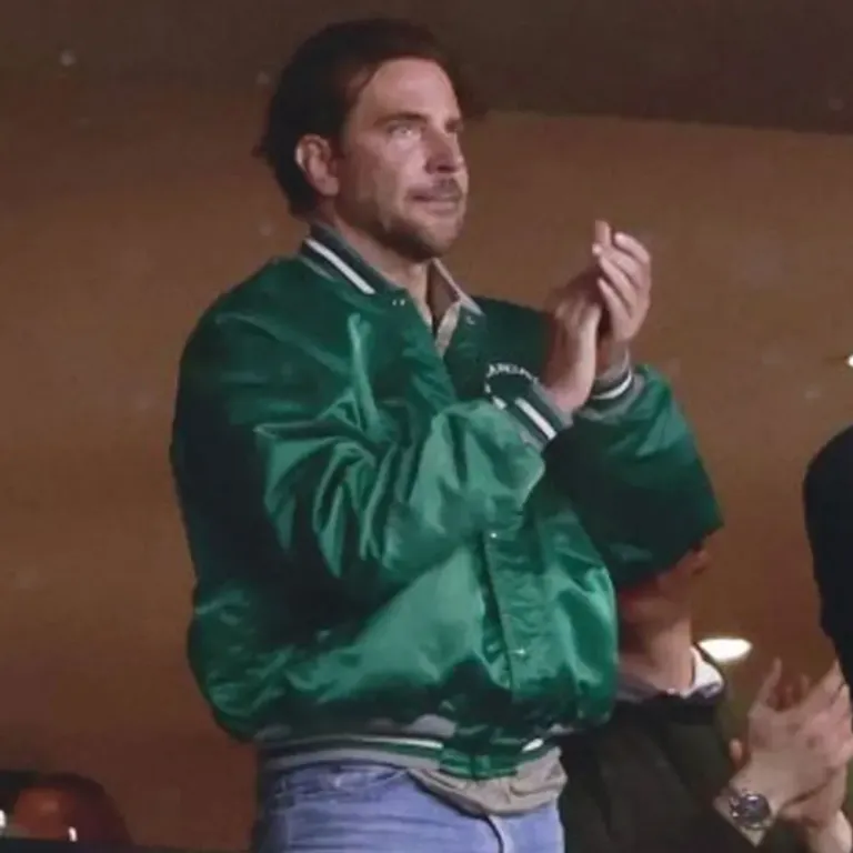 Philadelphia Eagles Bradley Cooper Satin Jacket - Image 4