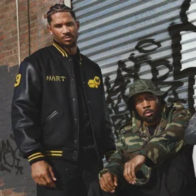 Wu-Tang Hart Black Varsity Jacket