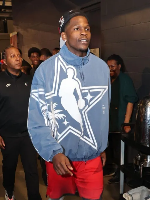 75th NBA All-Star Game Anthony Edwards Track Jacket - Image 2