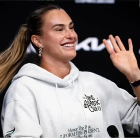 Aryna Sabalenka 2026 Australian Gray Hoodie