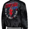 CM Punk Black Satin Bomber Jacket