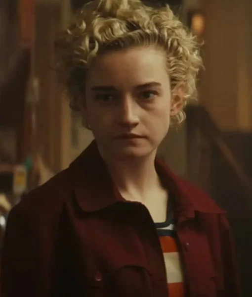 The Royal Hotel Julia Garner Red Jacket - Image 2