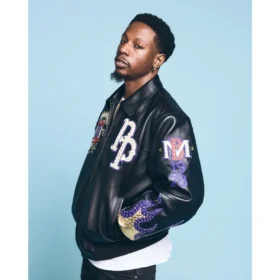 Joey Bada$$ World Famous Black Pelle Pelle Jacket