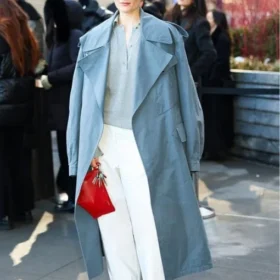 Calvin Klein Fashion Show Louisa Jacobson Coat