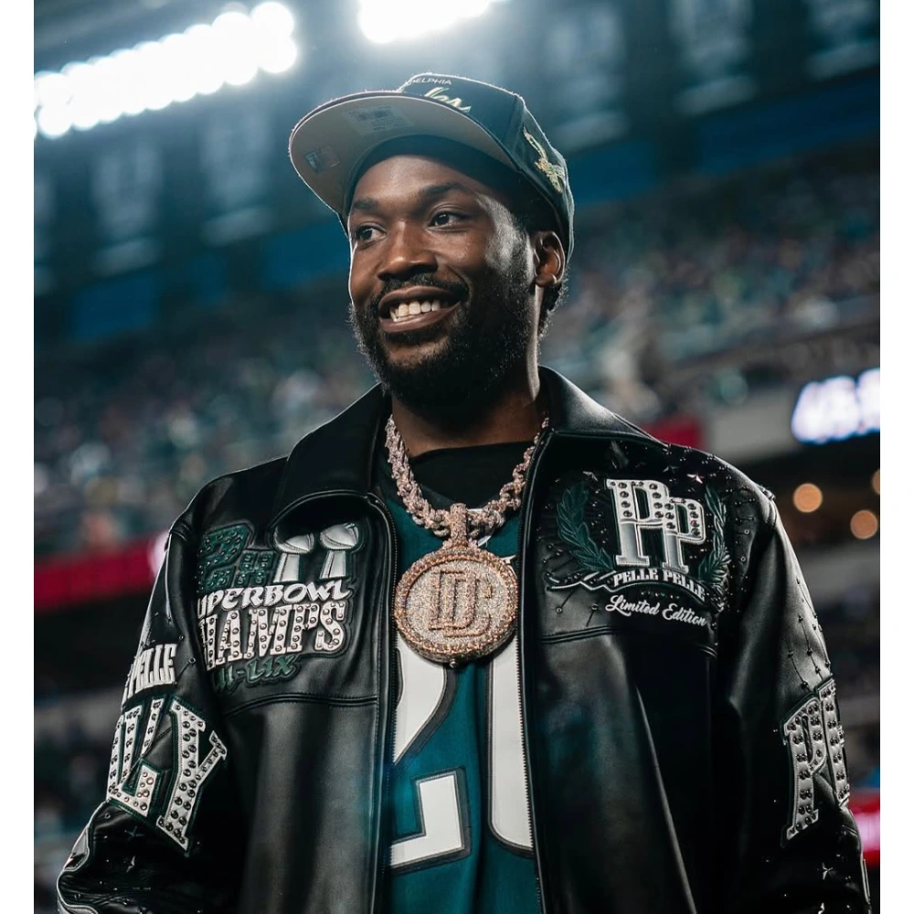 Meek Mill Philadelphia Eagles Pelle Pelle Jacket