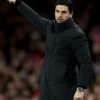 Mikel Arteta Arsenal Vs Wigan Athletic Black Puffer Jacket 510x680 1